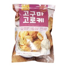 굿프랜즈 [굿프랜즈] 고구마고로케 1050g 2봉, 2개, 1.05kg