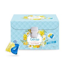 萊悠諾 Grão 強酵香水洗衣膠囊 60顆 小蒼蘭茉莉玫瑰香氛 深層潔淨, 1個, 60個裝