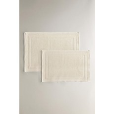 ZARA 자라 코튼 욕실 발매트 - 아이보리 9599/015/741 122767, 50 x 70 cm