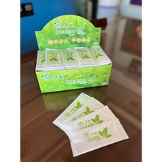 昀誠紙品 擦平安抹草柔濕巾 外出型濕紙巾 擦手淨心 100片/盒, 1個