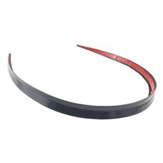 Zeyuan 차량용 트렁크 리드 스포일러 윙 립 스티커 범용 소프트 자동차 후면 루프 트렁크 스포일러 차량 외장용, 120cm, 고무, 검은색