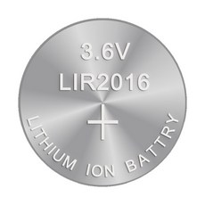便攜式迷你鈕扣電池充電器 LIR2032H LIR1632 LIR2025 LIR2016 Type-C 充電 3.6V, 1個, LIR2016 5顆 不+充電器