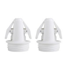 優合 Youha 母乳儲存袋轉接夾2入組(適用寬口徑喇叭罩) YOUHA乳汁儲存袋轉接器 寬口徑儲乳袋連接器 母乳儲存神器 輕鬆儲存母乳, 2個裝, 1個