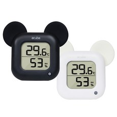 코지유 리미티드 에디션 아쿠바 디지털 온습도계 신생아 아기 유아온습도계, 1세트