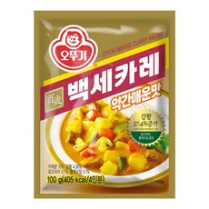 백세카레 약간매운맛 100g, 8개