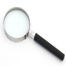 룰루랄라슈퍼마켓 휴대용확대경 돋보기 4배율, 1개