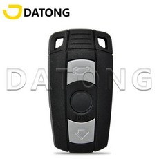 Datong World 자동차 리모컨 키 쉘 케이스 BMW 1 3 5 6 7 시리즈 E90 E91 E92 E60 CAS3 시스템 키리스 엔트리 카드 교체, 1)With Battery Holder, 1개