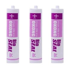 오공 바이오 실리콘 SS710 백색 270ml, 3개