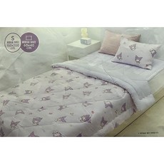 산리오 쿠로미 아동 차렵이불 베개커버세트 어린이 이불 국내생산 트레이더스, 혼합