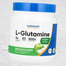 뉴트리코스트 L글루타민 그린 애플 500g 미국내수