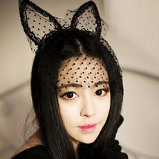 파티복닷컴 커튼고양이 머리띠