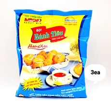 MIKKO BOT BANH TIEU Fried cake mix / 프라이드 케이크 믹스 파우더, 3개, 400g