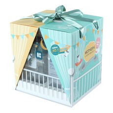 【韓國Mother-K】拋棄式奶瓶禮盒 送禮 輕量免洗奶瓶禮盒 免洗奶瓶 免洗奶瓶袋 彌月禮盒 滿月禮, 1個, 拋棄式奶瓶禮盒組-時尚灰(超商只能2)