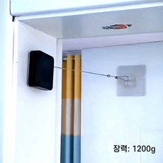 바이트 와이어 도어 클로저 1200g, 블랙, 1개