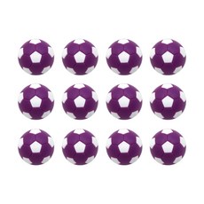 12Pcs 28mm 테이블 축구 축구 교체 공 공식 테이블 게임 공 공식 스몰 테이블 축구 공, Light Purple White