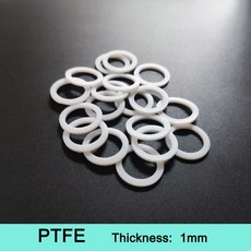 하드 PTFE 가스켓 플랫 와셔 두께 ID 3~ 00 플랜지 크기 ID OD CS 고온 및 저온 저항, 10pcs, More sizes
