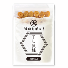 홋카이도 말린 패주 가리비 관자 250g 오호츠크산, 250g SA사이즈, 1개