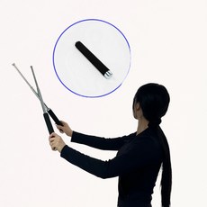 삼단봉 휴대용 안전 스틸 호신용 텔레스코픽봉 똑템, 1개