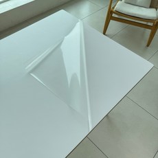 붙이는 테이블 투명 보호필름 식탁 책상 데스크 매트 시트 이노가드필름, 1개, 110x110cm, 무광