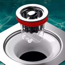 상세설명참조 화장실 욕실 하수구 배수구 냄새 악취 벌레 유입 차단 제거 방지 고무 캡 트랩, 1개