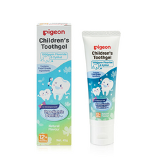 pigeon 貝親兒童牙膏啫喱 含氟化物及木糖醇 食品級成分 12個月以上適用 保護牙齒健康, 45g, 1個