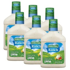 히든벨리 오리지널 랜치 샐러드 드레싱 앤 토핑 Hidden Valley Original Ranch, 1.06L, 6개