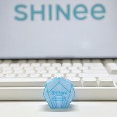 臺灣出貨 SHINee 迷你應援棒 小底座 mini小手燈 燈座 閃 鑰匙扣 支架, mini透明, 1個