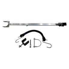 [ 814565 ] 손티안 58.9~88.9cm(23~35인치) 조절 가능한 트랜섬 프로텍터 엔진 롤러 및 트레일러 마운트를 고정할 수 있는 튼튼한 합성 헤드가 해양 엔진, [ 814565 ] 손티안 58.9~88.9cm(23~