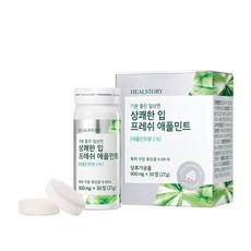 힐스토리 구강유산균 상쾌한 입 프레쉬 애플민트 30정, 1개