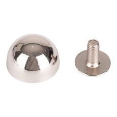 볼록 가방발 12MM - 실버, 1개