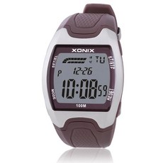XONIX 디지털 손목 시계 다기능 러닝 랩 세그먼트 타이밍 방수 100m 수영 다이빙 학생 전자, CX-004, 1개