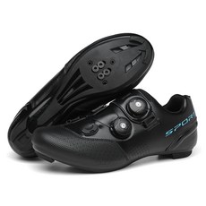 DEPTH9 듀얼 다이얼 라이딩 클릿 슈즈, 블랙, 270
