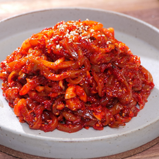 씨푸드코리아 오징어젓갈 500g씩 간편포장 / ISO인증 / 연안오징어로 담아 더욱 쫄깃한 밥반찬, 1개, 500g