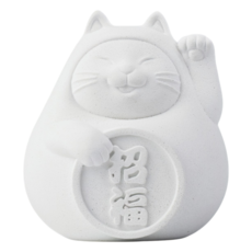 胖胖招財招福貓(小)招福 - 可愛招財貓擺飾，居家店面開運招福吉祥物, 無香