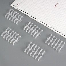 6공 스프링 셀프 제본 바인더 루즈링 클리어 chl+505KN