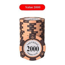 성인 카지노 엔터테인먼트 특별 칩 토큰 텍사스 홀덤 포커 게임 클레이 동전 크라운기어 패턴, 7. 20Pcs Crown 2000, 1개