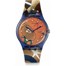 Swatch 스와치 SO29Z136 MIRO'S 여성 & BIRD IN THE MOONLIGHT 워치 손목시계 선물추천 445646