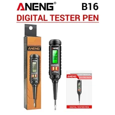 ANENG B16 지능형 12V-300V 전압 감지기 NCV 프로빙 테스터 미터 도구 디지털 측정 펜 비접촉식, 01 CHINA, 01 B16 tester pen