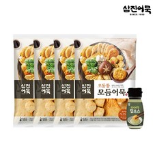 [G][삼진어묵] 오동통 모듬어묵 4개 + 와사비맛 딥소스 65g, 700g