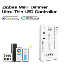 Gledopto Zigbee 3.0 초박형 미니 LED 컨트롤러 RGBW WW/CW DIM 침실 주방 조명 Alexa Voice APP, 01 2 Years Warranty, 06 Mini Dimmer Pro