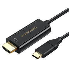 CableCreation Type-C 轉 HDMI 傳輸線 鍍金接頭 即插即用 高畫質影音傳輸, 1個