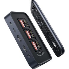 PowerRider HB-P22 UltraHub 12合1 隨行擴充集線盒 - 高效率集線器, 1個