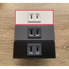 Panasonic 迷你單插座 系統櫃省空間插座 霧黑小可愛單插座, 詳見包裝, 白色蓋板+白色插座