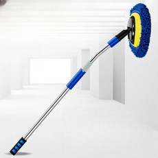 세차용 브러시 밀대 조절 유리 청소 닦이 길이 자동차 창문 셀프 가정용 솔, L. 레벨 1 수건세차액물통 방수 장갑 스펀지, 1개