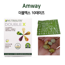 암웨이 뉴트리라이트 더블엑스 10 데이즈 멀티 비타민 미네랄 식물영양소, 20개
