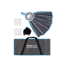 Nanlite SB-FM-RP60 래피드 60cm FM 마운트 소프트박스 빠른 설치 전문 라이트 내구성 있는 완비 액세서리, 01 SB-FM-RP60, 01 빠른  Mainland
