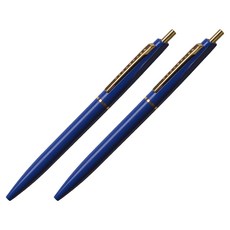 안테릭 유성 볼펜 0.5mm BP1, 다뉴브 블루, 2개