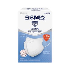 크리넥스 라이트핏 KF80 입체형 마스크 소형 10P X 1EA, 1개