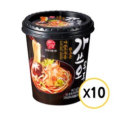 [한일식품] 본고장 가쓰오우동한그릇 145.7g, 10개