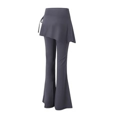 瑜伽褲 假兩件遮臀運動褲